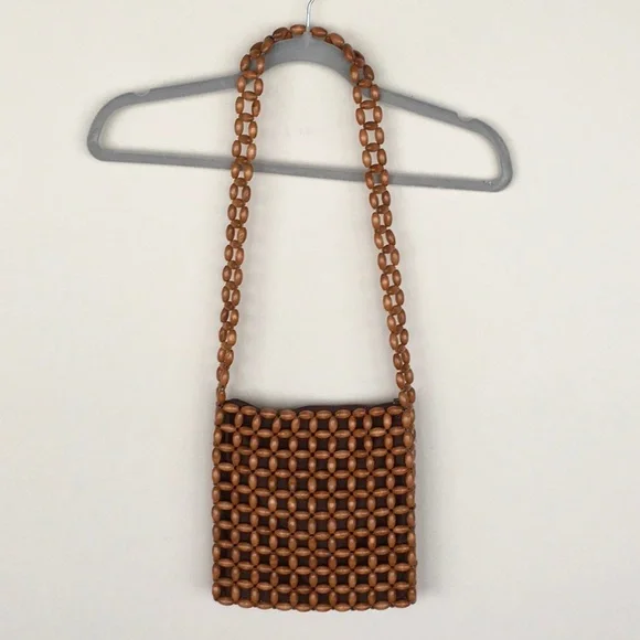 Wood Bead Bag - Picture 2 of 5